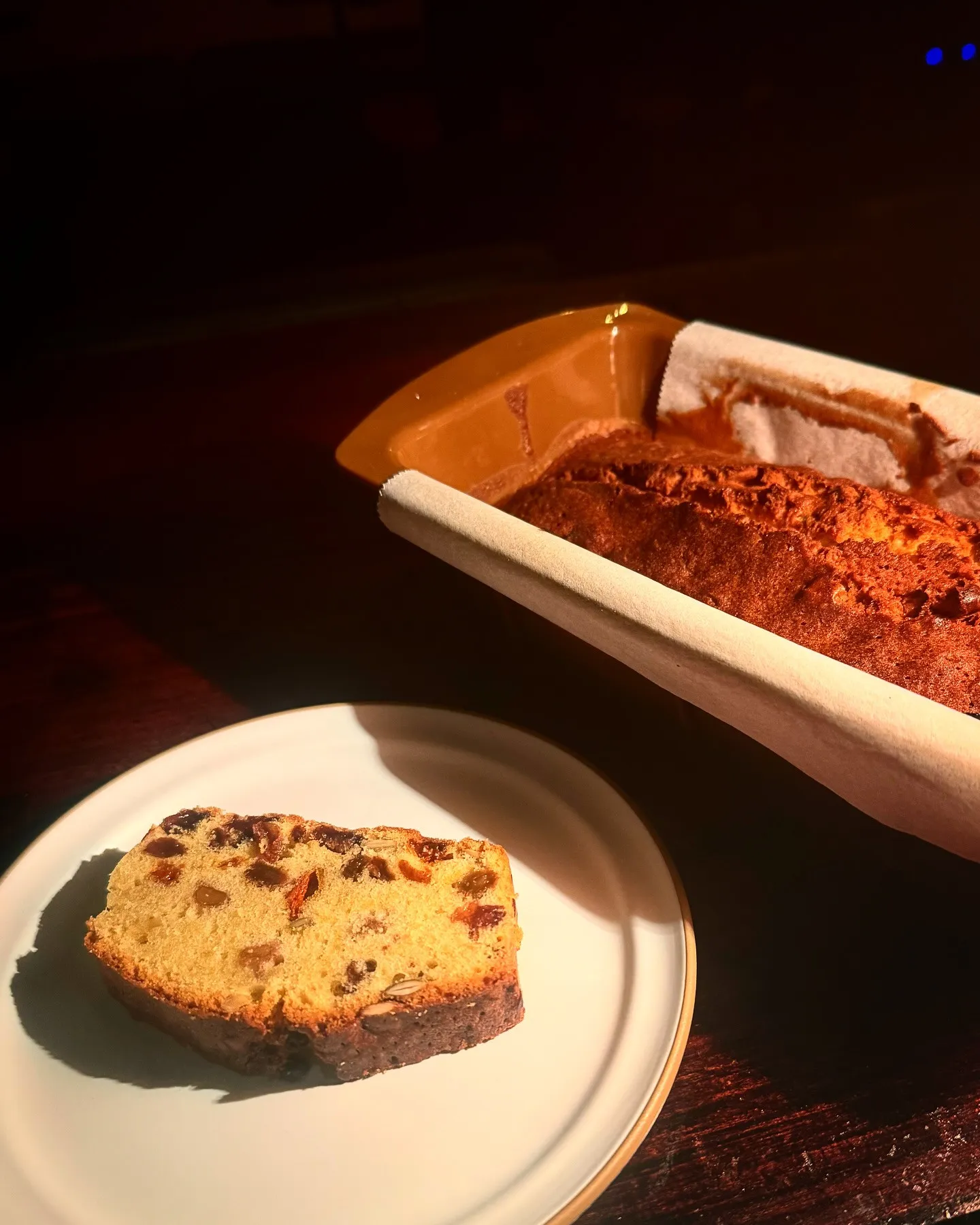 洋酒を効かせたパウンドケーキ